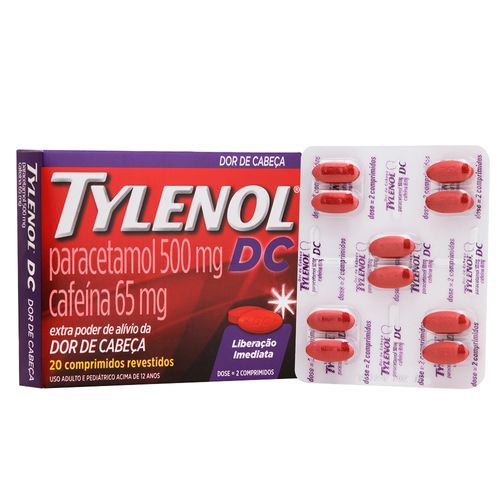 Tylenol DC com 20 comprimidos