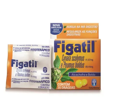 Figatil com 20 drágeas Catarinense