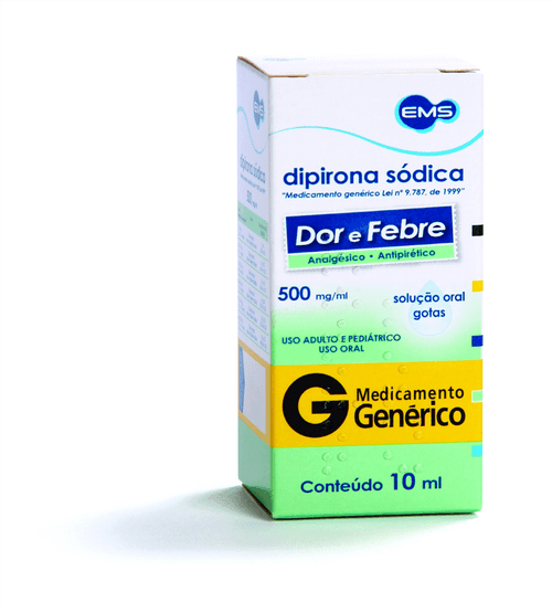 Dipirona 500mg Gotas 10ml EMS