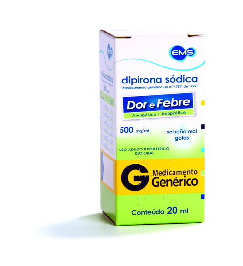 Dipirona 500mg/ml gotas 20ml EMS