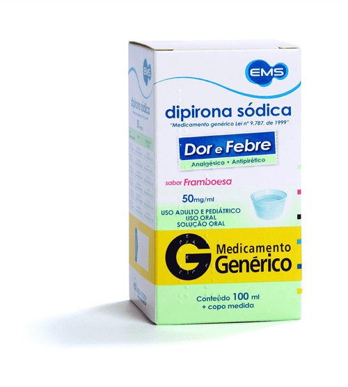 Dipirona 50mg/ml Solução Oral 100ml EMS