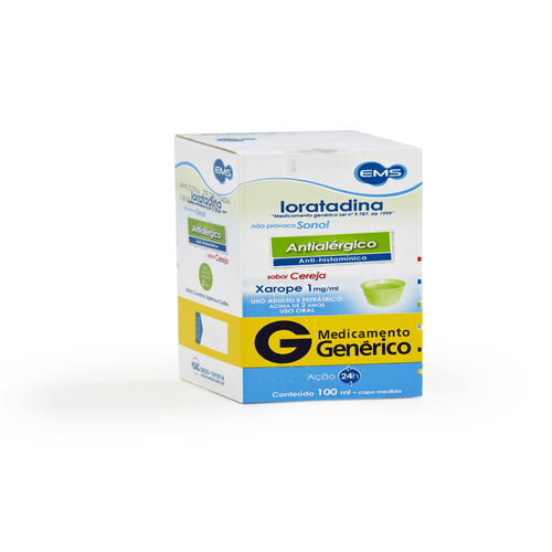 Loratadina 1mg/ml Xarope 100ml EMS