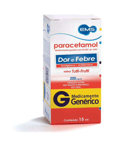 Paracetamol 200mg Gotas 15ml EMS