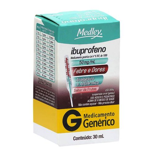 Ibuprofeno gotas 50mg 30ml Medley