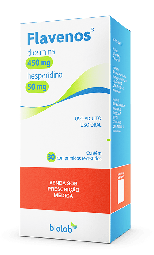 Flavenos 500mg com 30 comprimidos