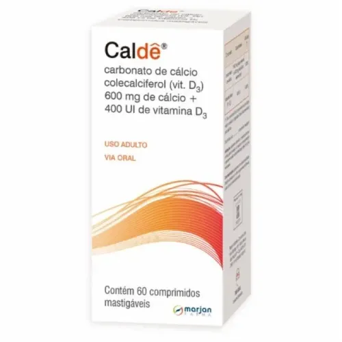 Caldê com 60 comprimidos mastigáveis