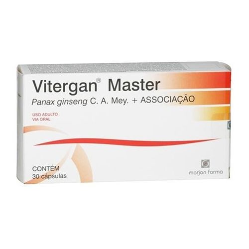 Vitergan Master com 30 cápsulas