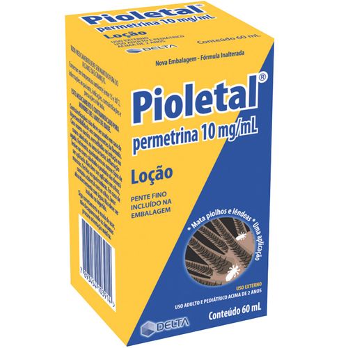 Pioletal solução tópica 60ml
