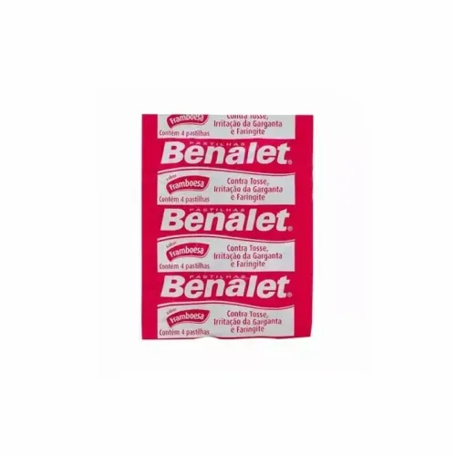 Benalet framboesa com 4 pastilhas
