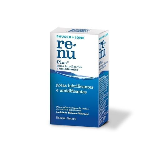 Renu plus gotas lubrificante e umidificante 8ml