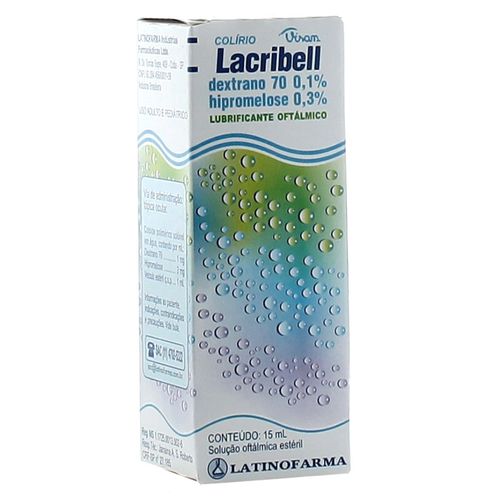 Lacribell colírio 15ml