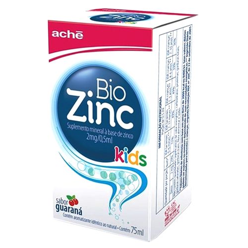 Biozinc Kids Suspensão 2mg com 75ml