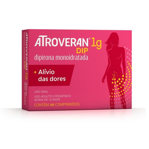 Atroveran Dip 1g com 20 comprimidos