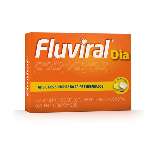 Fluviral Dia com 20 comprimidos