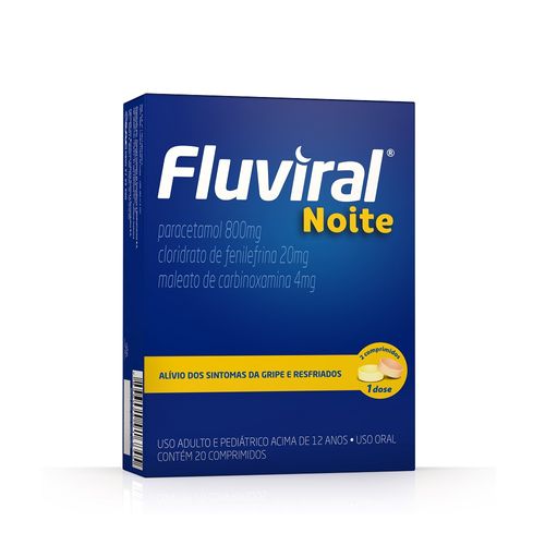 Fluviral Noite com 20 comprimidos
