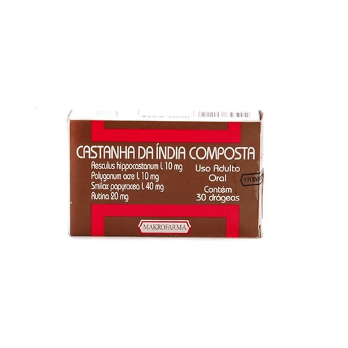 Castanha da Índia Makrofarma com 30 comprimidos