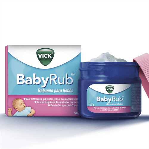 Vick Babyrub Bálsamo para Bebês 50g