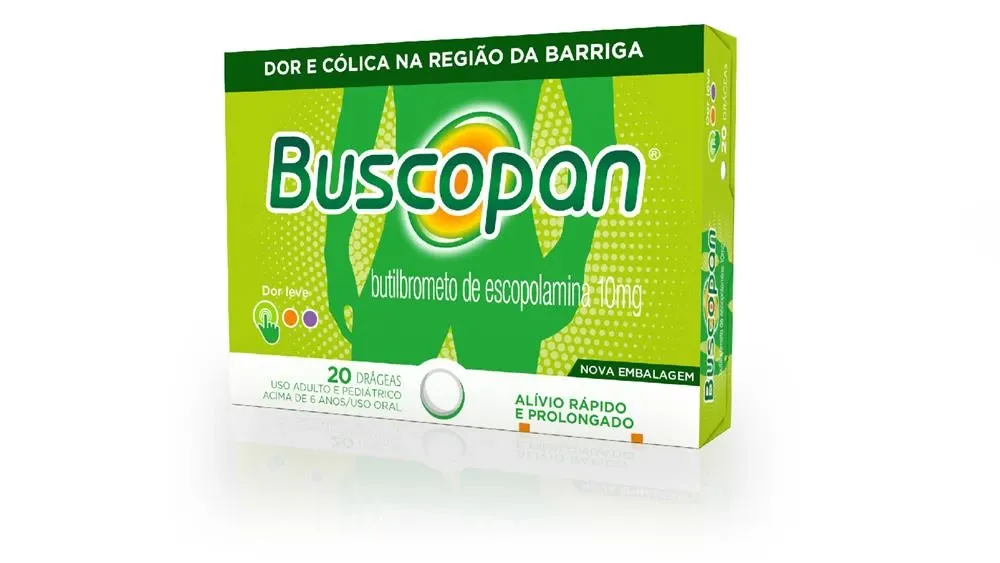 Buscopan com 20 Drágeas