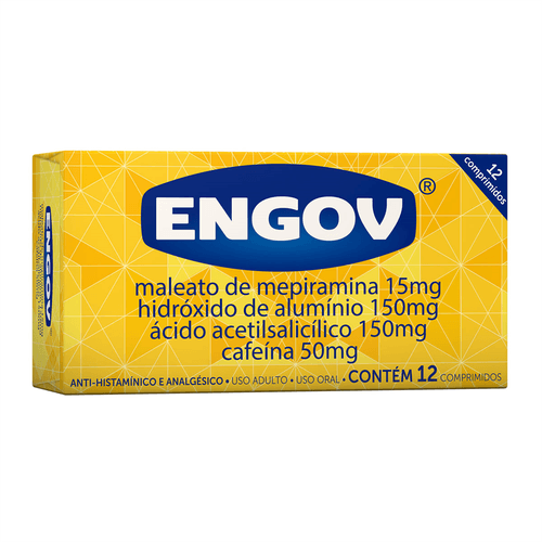 Engov com 12 Comprimidos