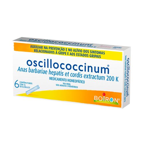 Oscillococcinum 200k com 6 Tubos