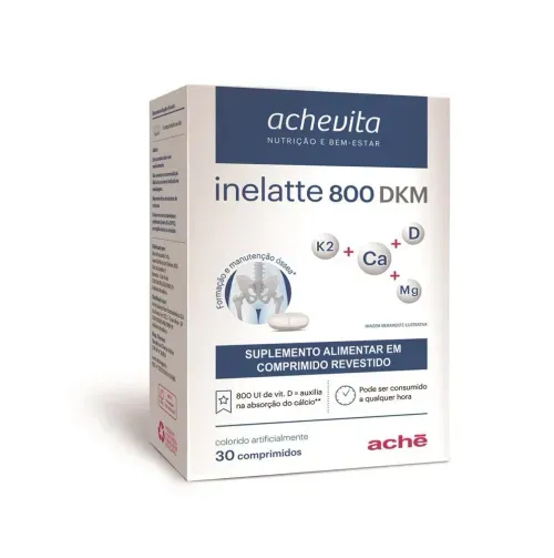 Inelatte 800 DKM com 30 Comprimidos