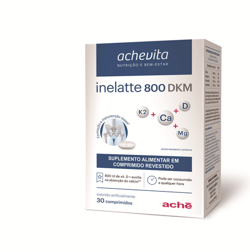 Inelatte 800 DKM com 30 Comprimidos