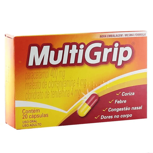 Multigrip com 20 Cápsulas