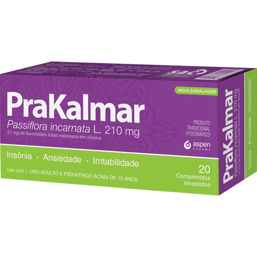 Prakalmar 210mg com 20 Comprimidos