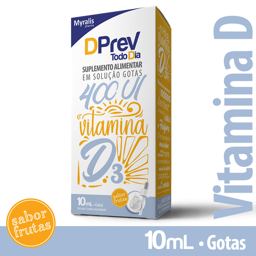 Dprev Todo Dia 400 UI Gotas 10ml