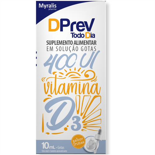 Dprev Todo Dia 400 UI Gotas 10ml