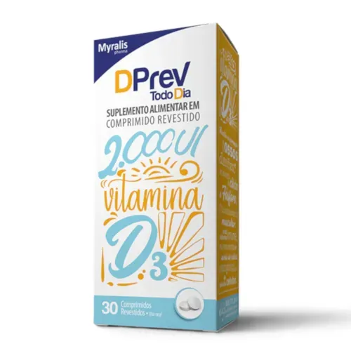Dprev Todo Dia 2.000 UI com 30 Comprimidos