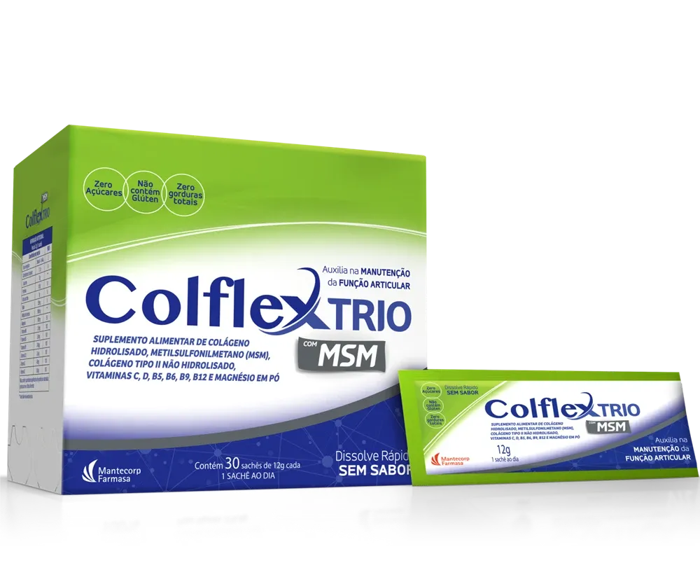 Colflex Trio com 30 Sachês