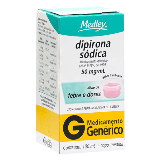 Dipirona Solução Oral 100ml Medley