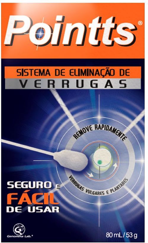 Pointts Solução Contra Verrugas com 12 Aplicações 80ml