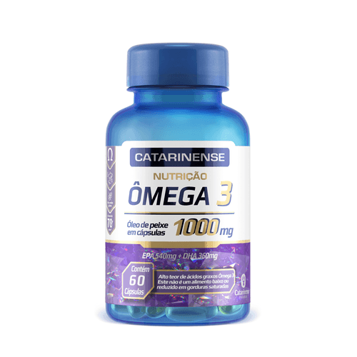 Ômega 3 1000mg com 60 Cápsulas Catarinense
