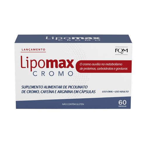 Lipomax Cromo com 60 Cápsulas