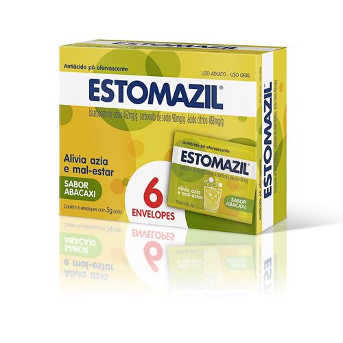 Estomazil Abacaxi com 6 Envelopes 5g