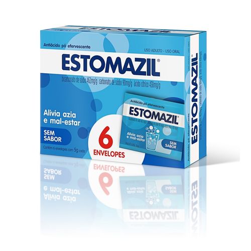 Estomazil Sem Sabor com 6 Envelopes 5g