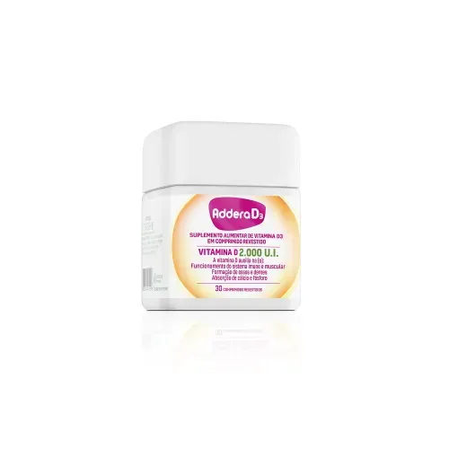 Addera D3 2.000 UI com 30 Comprimidos