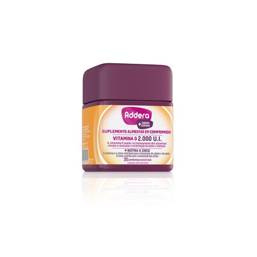 Addera + Cabelo e Unhas com 30 Comprimidos