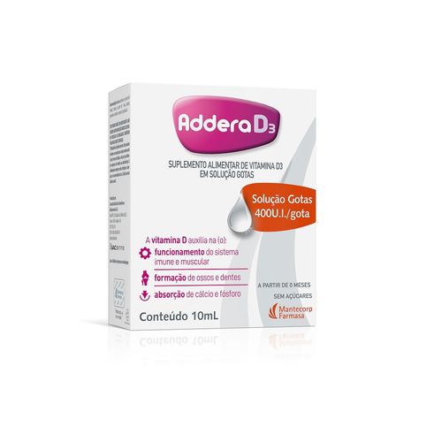 Addera D3 400 UI Gotas 10ml