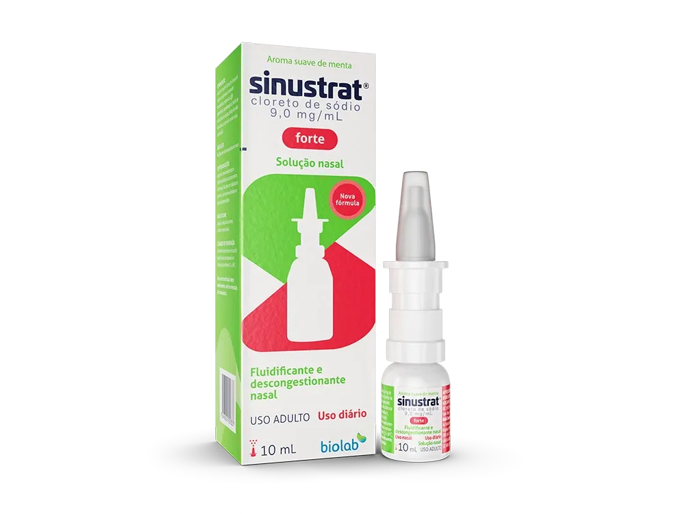 Solução Nasal Sinustrat Forte adulto 10ml