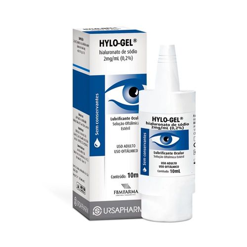 Hylo gel oftálmico com 10ml