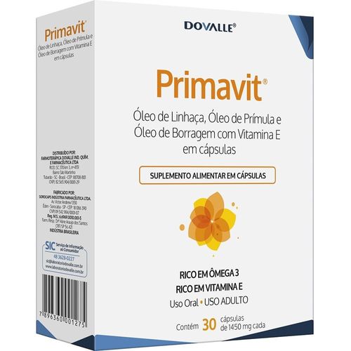 Primavit com 30 Cápsulas