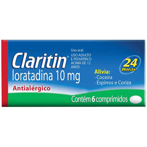 Claritin 10g com 6 Comprimidos