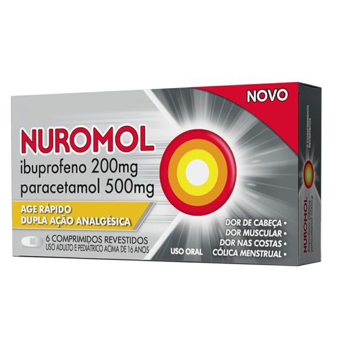 Nuromol com 6 Comprimidos