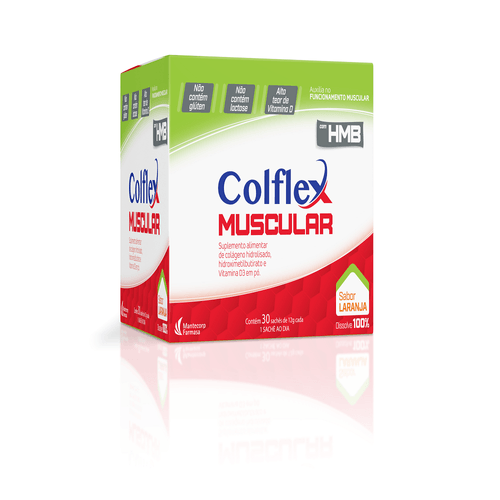 Colflex Muscular Sabor Laranja com 30 Sachês