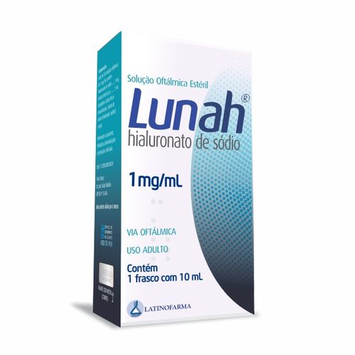 Solução Oftálmica Lunah 1mg/ml 10ml