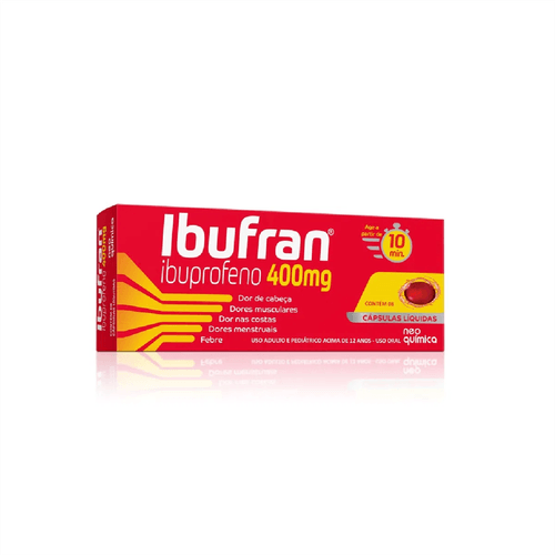 Ibufran 400mg com 8 Cápsulas