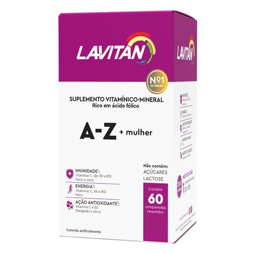 Lavitan A-Z Mulher com 60 Comprimidos